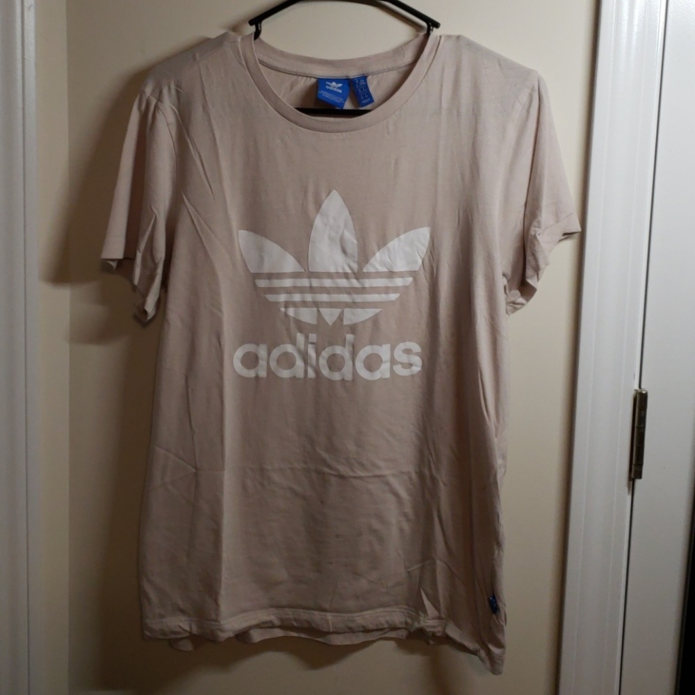 NWOT Limited Edition Cream Adidas Tee